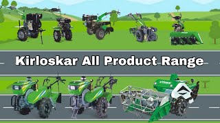 Kisan | Kirloskar All Product Range | Power Tiller | Power Weeder | Harvester | Univator | Tractor