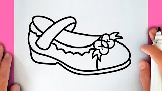 HOW TO DRAW A SHOE