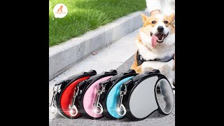 Renna's 3M/5M Dog Automatic Leash For Dog Collar Pet Retractable Traction Rope Nylon Traction Belt