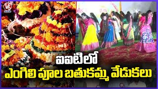 Bathukamma Celebrations At IIIT Basara  Engili Poola Bathukamma Celebrations | V6 News