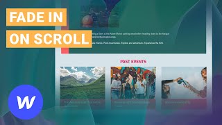 Fade In on Scroll in Webflow