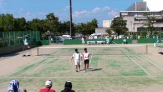 '09 全日本社会人ソフトテニス選手権大会 準決勝1-3