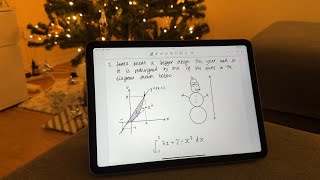 ASMR Solving Christmas Maths Problems!