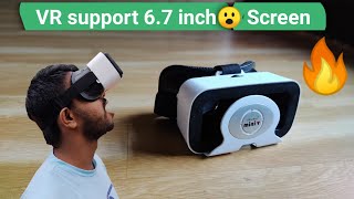 Unboxing \u0026 review | VR box which support 6.7 inch screen | IRUSU MINI VR headset with remote