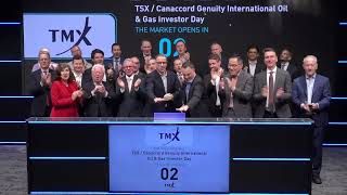 TSX Canaccord Genuity International Oil \u0026 Gas Investor Day Opens the Market Wednesday, 12- 11 -2024