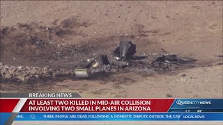 At least two killed in mid-air plane collision in Arizona