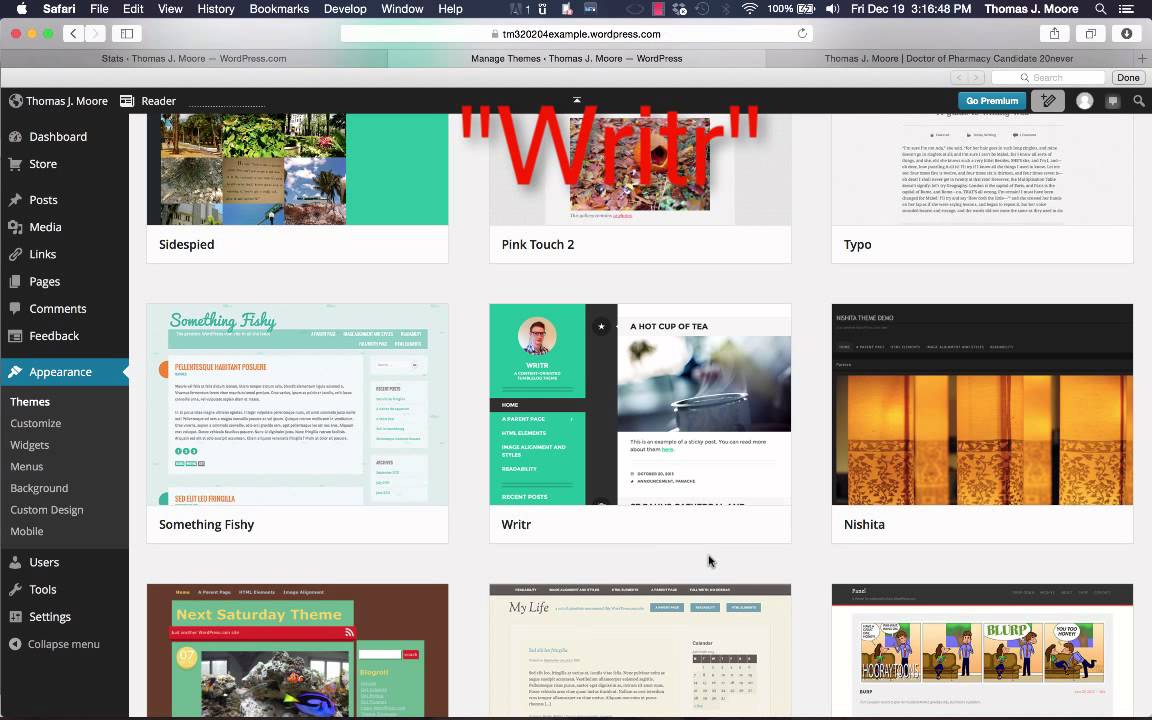 E Portfolio Tutorial Configuring Wordpress Youtube