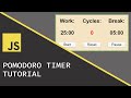 Pomodoro Timer | Javascript Beginner Project Tutorial