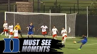 Duke's Incredible Volley Blast Goal From Ebobisse | ACC Must See Moment