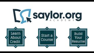 How Saylor Academy Can Help You