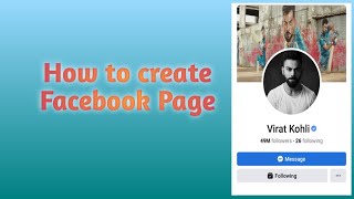 How to create Facebook Page
