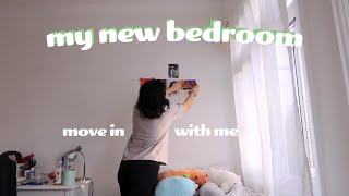 moving into my NEW bedroom!