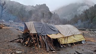 Most Beautiful And Very Relaxation Nepali Mountain Village Life Nepal। Daily Life of Rainy Day