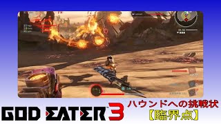 GOD EATER3 ハウンドへの挑戦状【臨界点】クリア動画