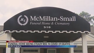 Funeral home seeing steady rise in COVID-19 deaths