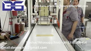 Jinan DG mega long potato chips production line/Potato flakes long thin russia mega chips machine