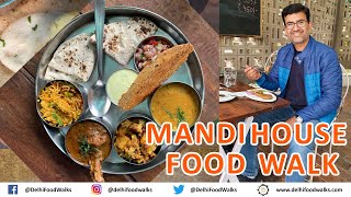 MANDI House FOOD Walk l Chole KULCHE + Chole Bhature + CHICKEN THALI + Palak CHAAT + Rabri RASGULLA