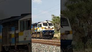 BGKT WDP4B horn 14814 Bhopal - Jodhpur Express.