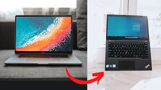 Switching from Mac to an INSANELY light Windows Laptop - (Thinkpad T14s Review)