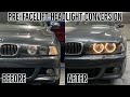 How To Retrofit Facelift Headlights: BMW E39 M5 (from Pre-Facelift)