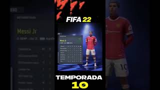 THIAGO MESSI EVOLUCIÓN 😱 FIFA 22 Modo Carrera!! #shorts