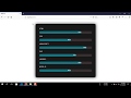 how to make a skills bar using html css and javascript