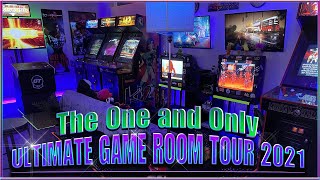 Ultimate Game Room Tour 2021 Reveal - Retro and Modern Gaming!