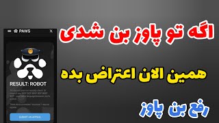 نحوه پر کردن فرم اعتراض به پاوز | برگرداندن و افزایش توکن های پاوز