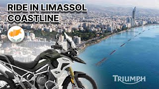 Triumph Tiger 1200 Rally Pro 2024 - Short Ride in Limassol Coastline in Cyprus