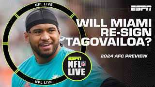 Tua Tagovailoa entering his final year of contract: Will Dolphins re-sign him? | NFL Live