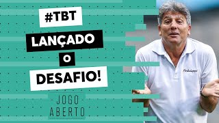 #TBT Jogo Aberto | Renato Gaúcho paga promessa e faz desafio para Renata Fan