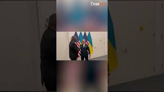 Министр обороны Украины Алексей Резников и глава Пентагона Ллойд Остин