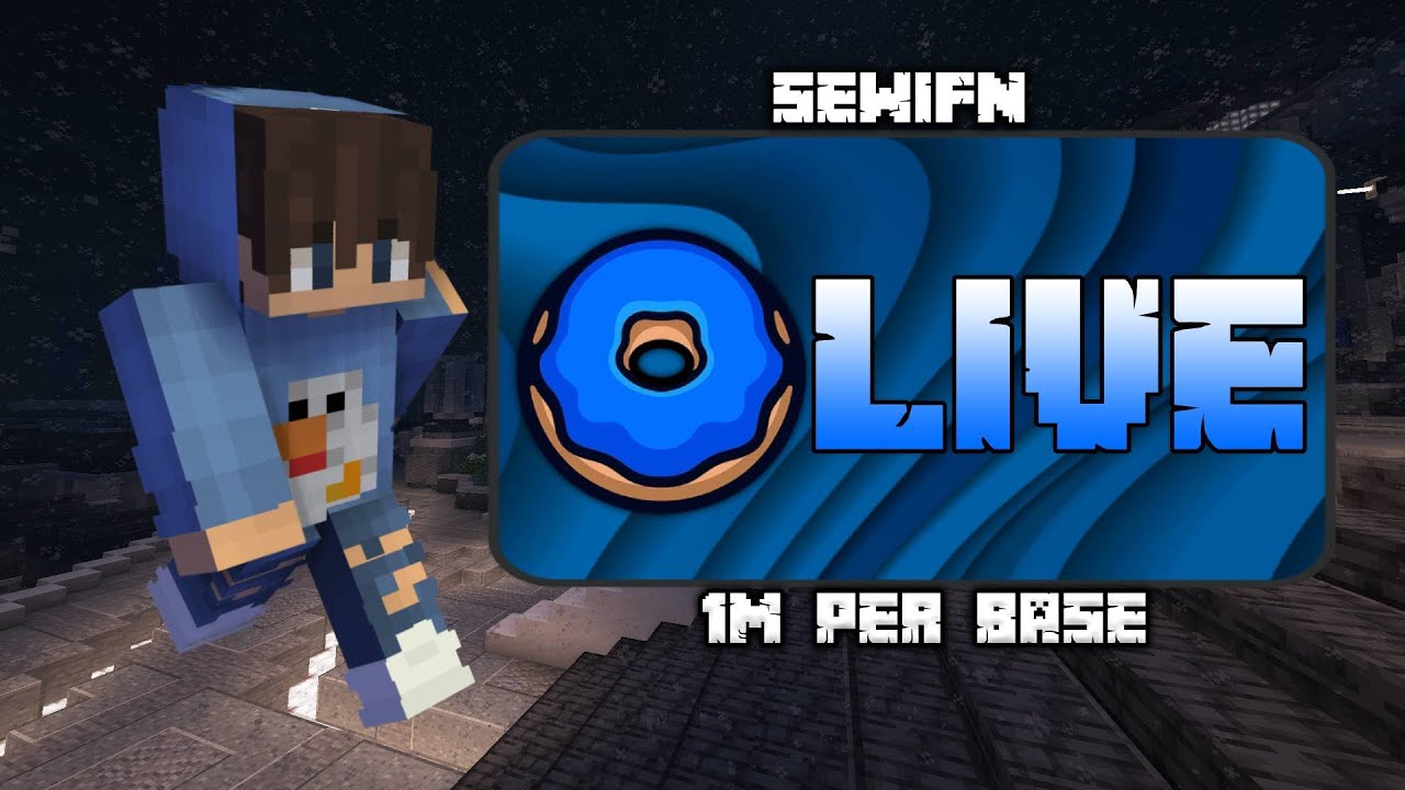 Live 400k Per Base Donutsmp Youtube