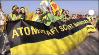 Thousands form human chain in protest against nuclear...