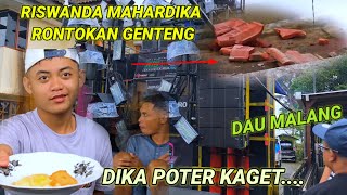 RISWANDA MAHARDIKA RONTTOKAN GENTENG,DIKA POTER KAGET,BREWOG BERDEKATAN