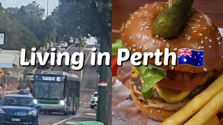 Australia Vlog🇦🇺 Living in Perth.Varsity burger, Ikea shop, Asian grocery, Perth CBD