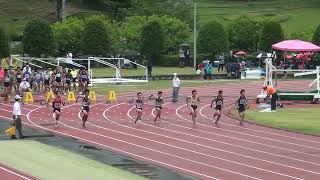 2022.07.09 備前リレーカーニバル 男子100ｍ 5組