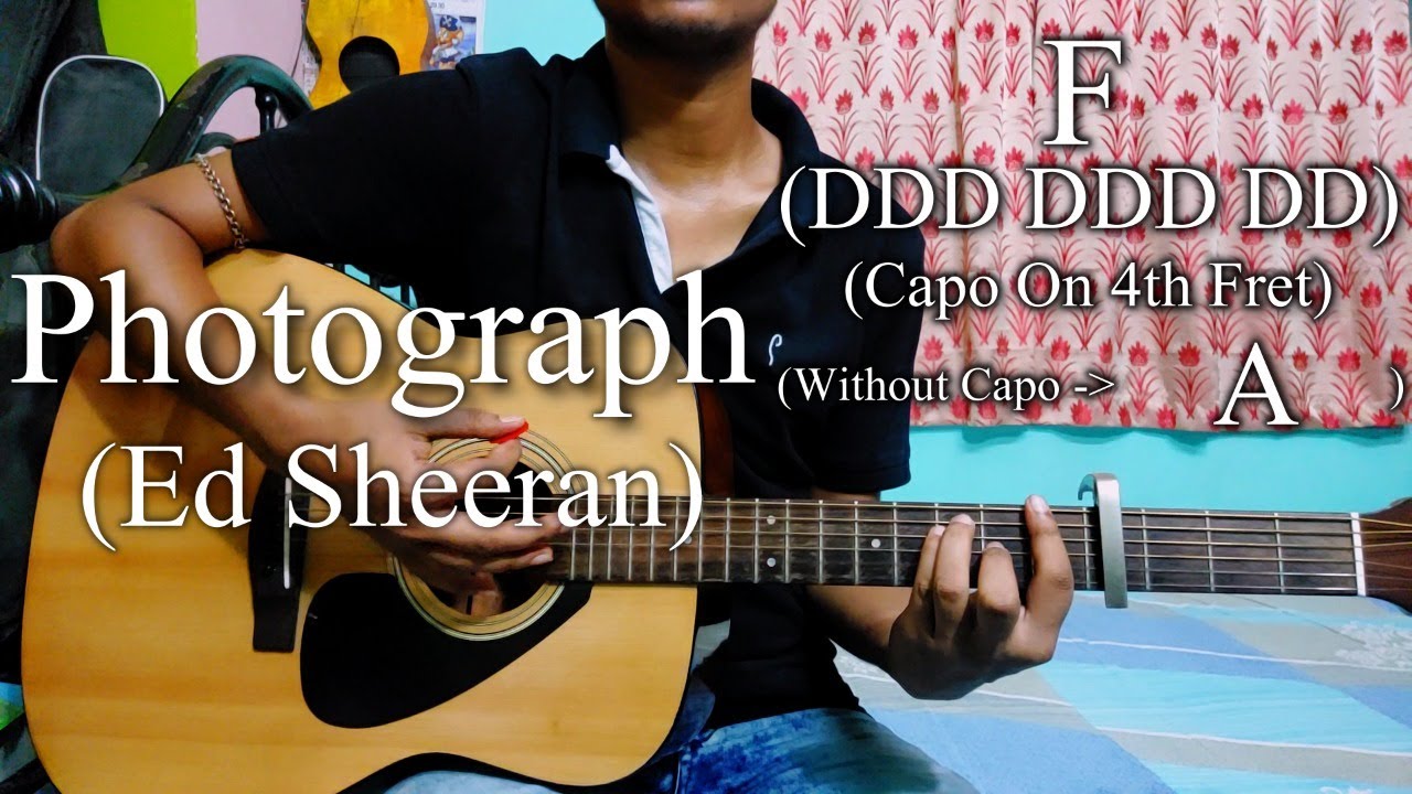 Photograph | Ed Sheeran | Easy Guitar Chords Lesson+Cover, Strumming ...