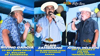 CONTROVERSIA DE TITANES- ANIBAL DELGADO-IRVING GARCIA-ALBIS ZAMBRANO /Fiesta de Carlos Mendoza