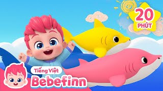 Học Số Cùng Cá Mập Con! | Bài Hát Đếm Số! | +Tuyển tập | Bebefinn Tiếng Việt - Nhạc thiếu nhi