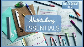 Notetaking Essentials | BACK TO SCHOOL Ep. 3 | The Boosted Journal
