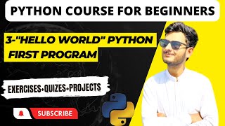3.Hello World in Python: Your First Step to Programming!