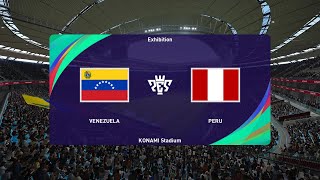 PES 2021 | Venezuela vs Peru - International Friendly | Gameplay