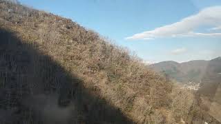 【箱根旅行】箱根ロープウェイの早雲山駅から大涌谷駅へ