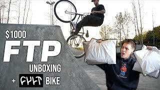 Building \u0026 Riding The FTP x Cult Bike + $1,000 FTP Unboxing