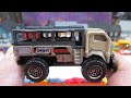 Travel Tracker - Mattel Matchbox Toy Diecast Truck with Removeable Back Part Unboxing and Review