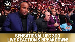 Joe Rogan, Daniel Cormier & Jon Anik live reaction at #UFC300 | Pereira v Hill & Gaethje v Holloway🤩