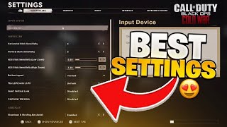 the BEST CONTROLLER SETTINGS IN BLACK OPS COLD WAR (Improve Your Aim & Movement)