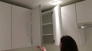 Corner wall cabinet solution by @pog