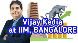 Vijay Kedia at IIM BANGALORE #vijaykedia #stockmarket #nifty #iimbangalore ##sharemarket